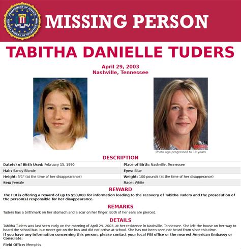 tabitha tudor missing|tabitha tuders case search.